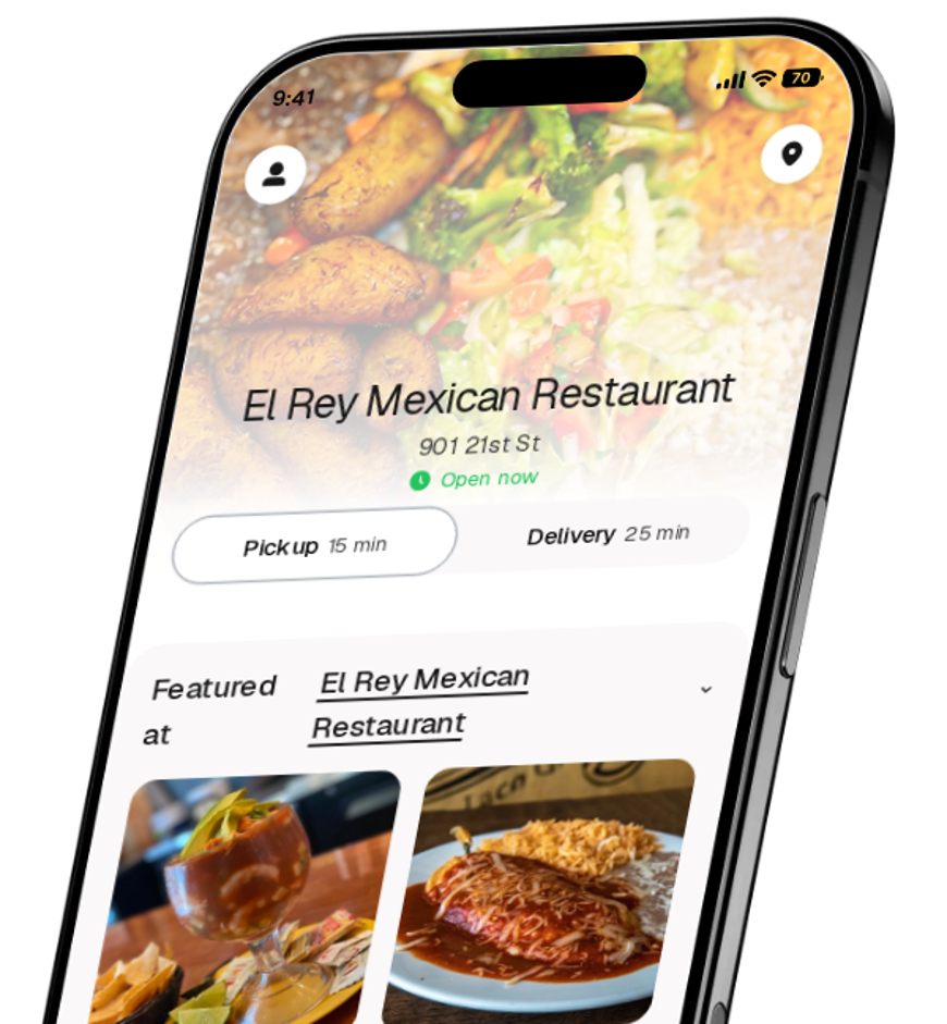 El Rey Mexican Restaurant app preview